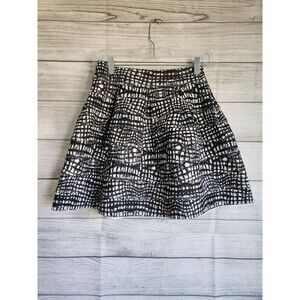 Freestyle medium A line black white skirt
